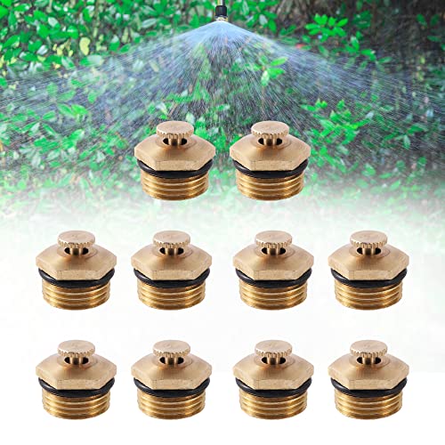 Boquilla de rosca Adhere To Fly, 10 unidades, ajustable 360 grados, atomizador, para sistema riego Cover