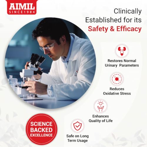 Image of AIMIL Neeri Tablets for Kidney Health - 30 Tablets | Ayurvedic Medicine for Urinary Tract Infections (UTI) Support | Helps Relieve Burning Micturition, Dysuria, and Regulate Urinary pH Balance (Pack of 10)