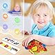 Joozmui Kinderspielzeug ab 3 4 5 6 7 Jahre, Buchstaben Lernen Lernspiele ab 3-7 Jahre Lesen Lernen Spiele ab 3-7 Jahren Montessori Spielzeug ab 3-8 Jahre Junge Einschulung Geschenk (Spanische Fassung)