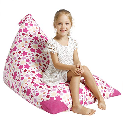 Aubliss Stuffed Animal Storage Bean Bag Chair Cover for Kids, Girls and Adults, Beanbag Cover Only,  - //coolthings.us
