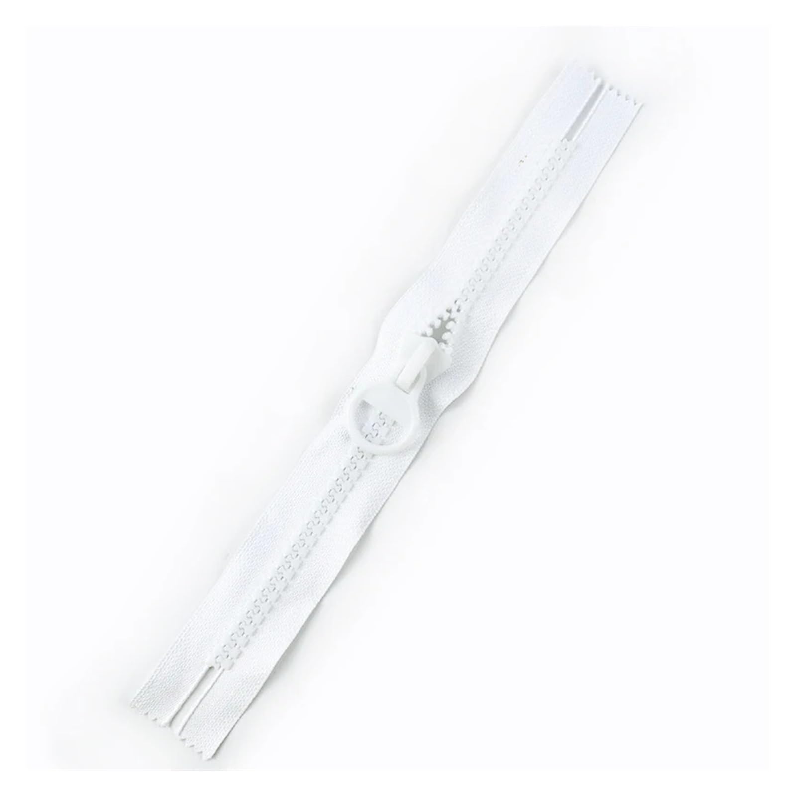 Resin Zippers 1-5Pc 20/25/30cm Resin Zipper 10# Colorful Large Zippers No Endless Zip Clothes Pocket Decoration Zips Repair(White,3PCS_NO10-30CM)