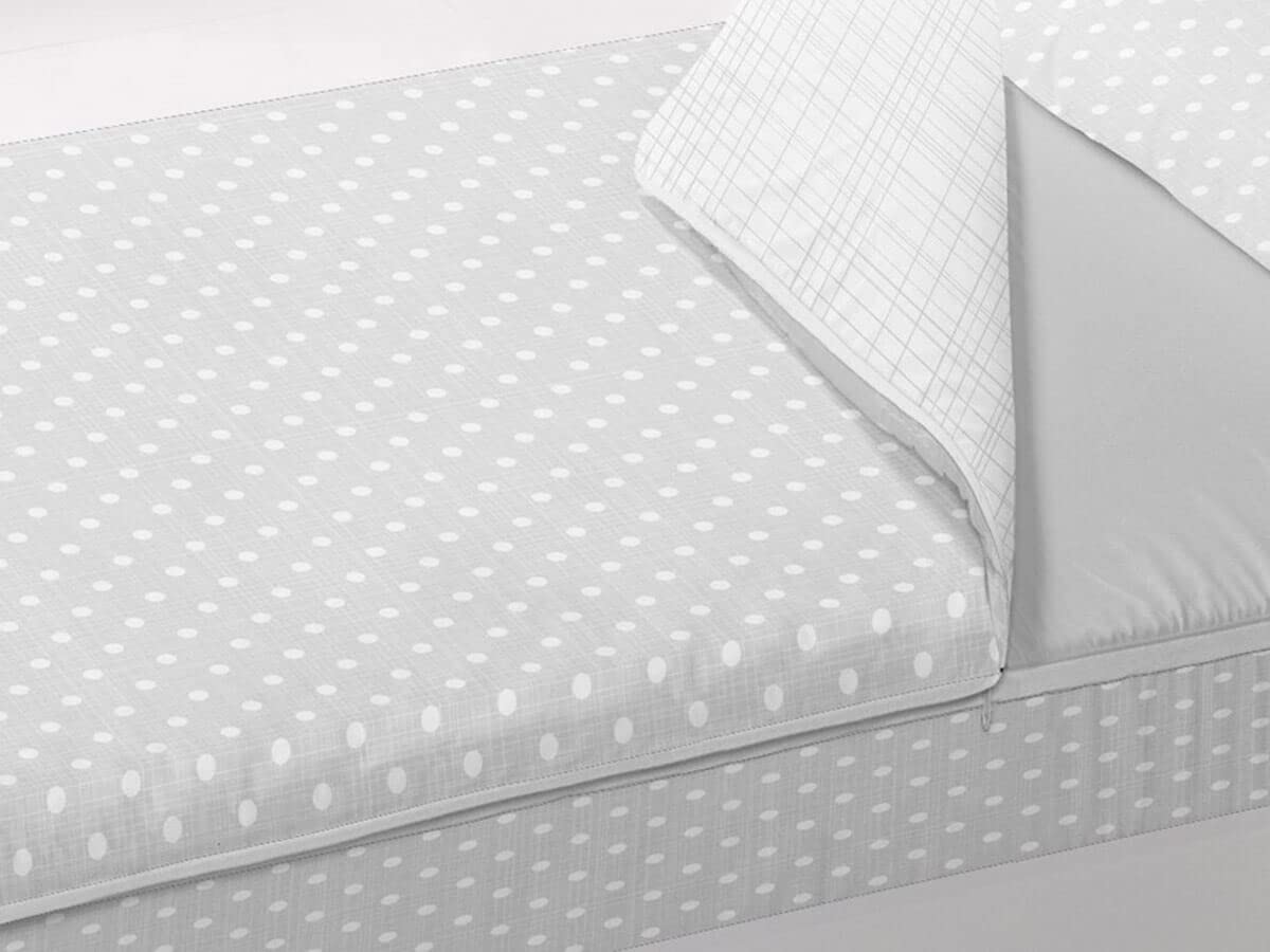 Saco NÓRDICO MANTEROL Summer 114 Topos para Cama DE 90 CM. SIN Relleno (Gris)
