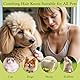 8 Stück Katze Hunde Knotting Comb, 4 Farben Entfilzungsmesser Katze Set, Knotenkamm Haar Entfernungskamm, Multifunktions Haarentfernungskamm, Hundekamm zum Entfernen von Verfilzungen