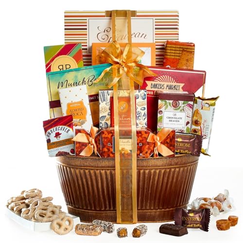 Broadway Basketeers Chocolate Gift Basket Holiday, Valentines Day Delivery, Gifts for Women, Men, Families, College, Appreciation, Thank You Present, Birthday, Corporate, Get Well, Sympathy Care
