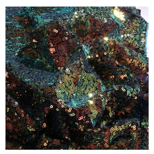 Tissu à paillettes noir pour customiser vêtements usés et customisation déco