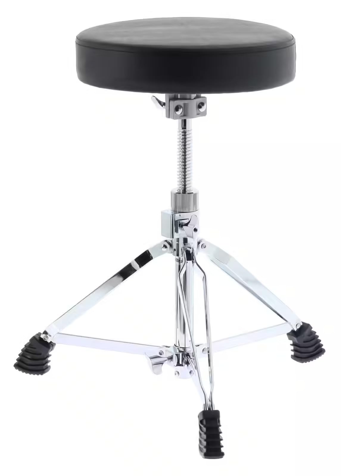 WOODBRASS NYX DT-1500 - Taburete de batería ajustable Drum Throne estable doble base, asiento confort de alta densidad, hardware robusto 150 kg