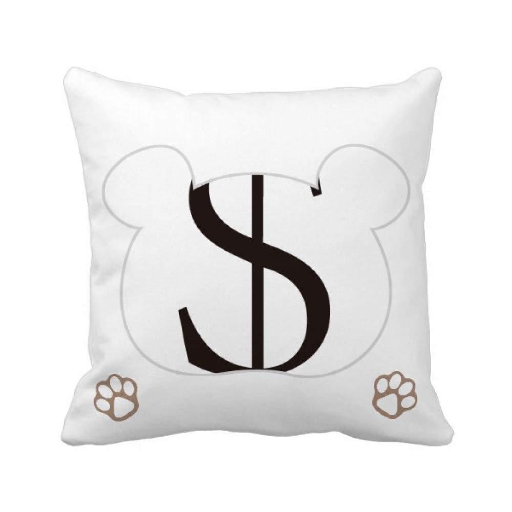 Housse de coussin carrée pour canapé de salon motif symbole monétaire