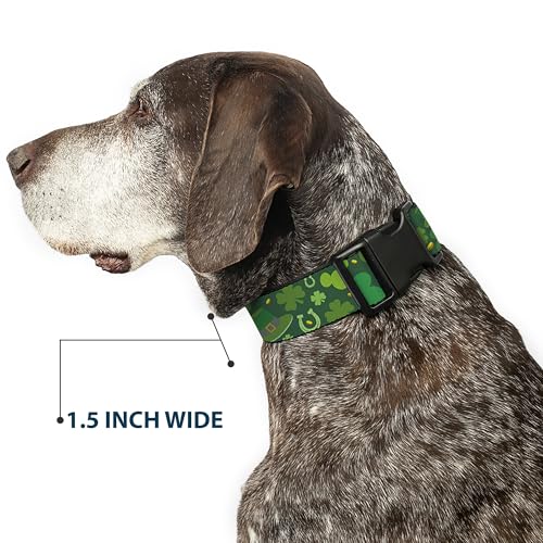 Collar verde Mickey San Patricio antitirones con cierre rápido de plástico 8