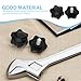 PRETYZOOM 20pcs Threaded Hex Star Hand Tightening Knobs 1/4