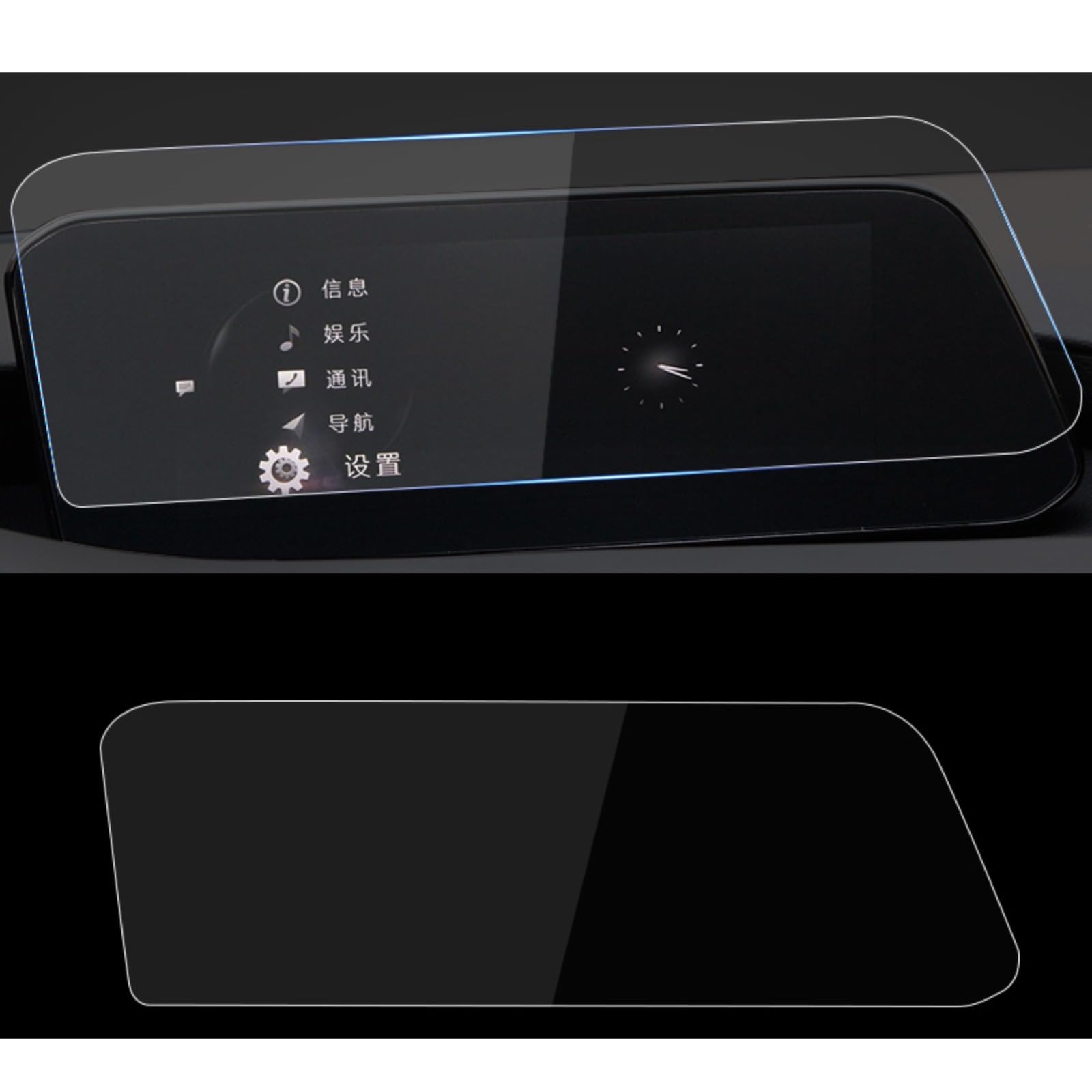 SCTOU For Mazda 3 Axela 2019 2020 2021 Car GPS Navigation Screen Tempered Glass Protective Film Screen HD Display Sticker Anti Scratch