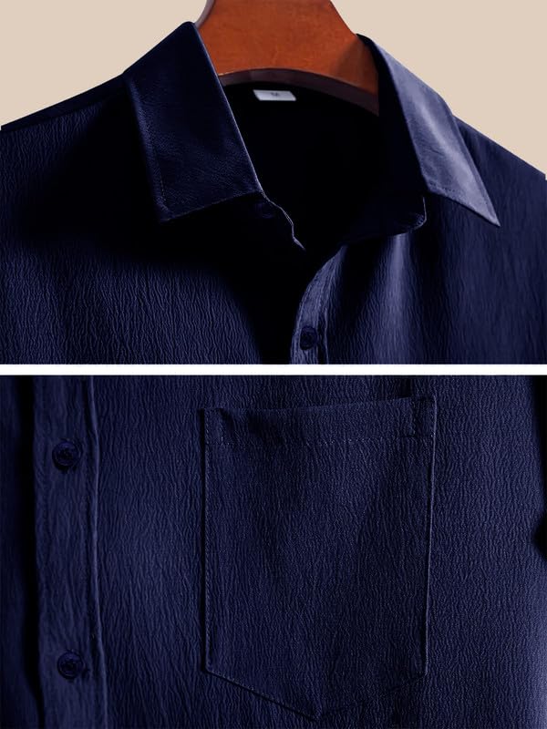 Image of Tee Projekt Textured Shirts for Men || Casual Shirt for Men || Comfortable and Stylish for Every Wardrobe