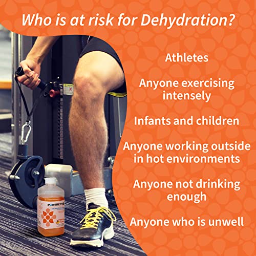 Powerlyte Sport Hydration Solution Electrolyte Drink For Adults And Children | Electrolyte Recovery And Rehydration Drink Replaces Electrolytes, Fluid & Zinc | Tropical Fruit | 1 Liter | 4-Pack #TOP4