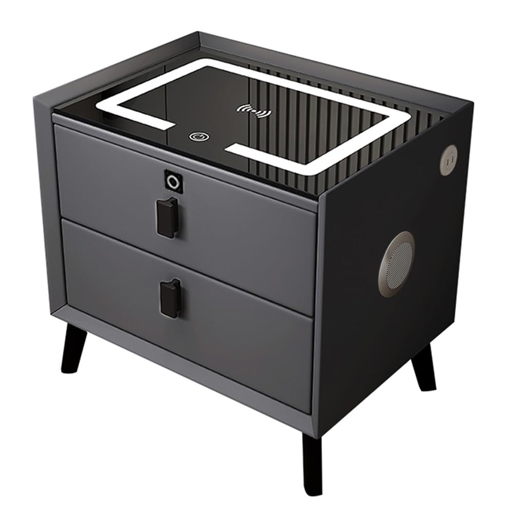 Table de nuit intelligente avec LED pour sublimer votre chambre à coucher