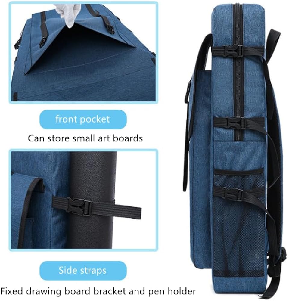Sac à Dos Pour Planche à Dessin A2 - Étanche, Léger - Pour Artistes, étudiants - Plusieurs Coloris