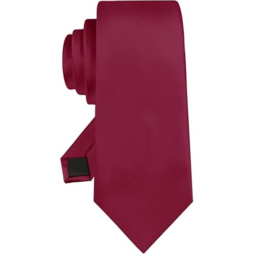 Mantieqingway Mens Ties Solid Color 3.15" Formal Tie Woven Silk Neck Ties for Daily Dress,Business, Wedding, Groomsmen