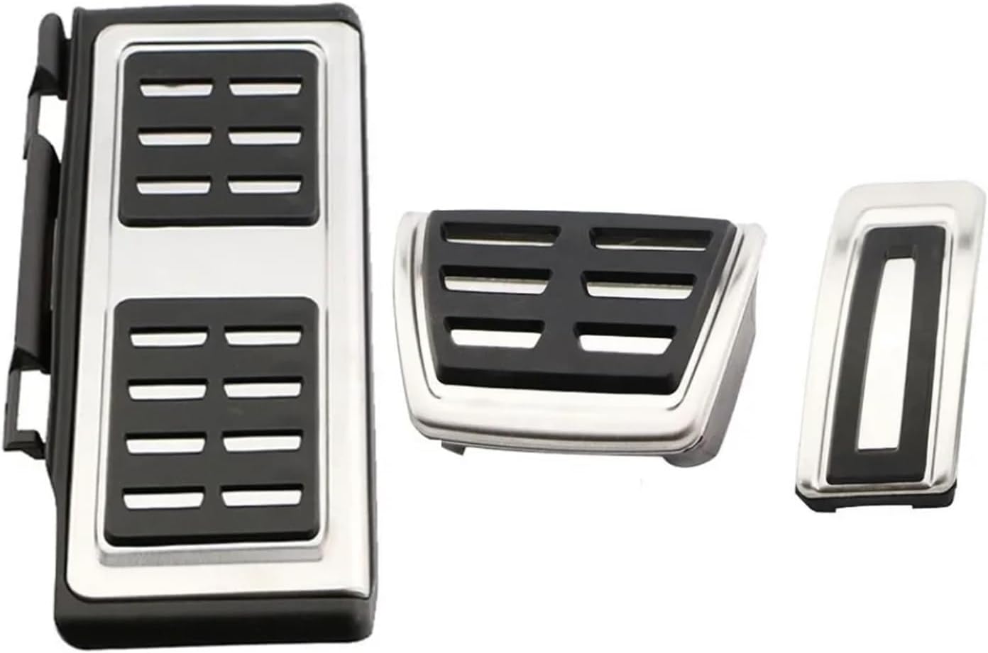 LHD Car Pedals Compatible With Volkswagen VW Passat B8 Variant 2016-2023 Tiguan MK2 Allspace 2017-2023 Gas Brake Foot Rest Pads Pedal Cover(3Pcs MT)