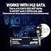 fanxiang S201 M.2 SATA SSD Interne Festplatte M.2 2280 SATA III, 550MB/s Lesen, 420MB/s Schreiben, mit SLC Cache und TLC 3D-NAND, ideal für Notebook, Ultrabook und Tragbare Geräte (128GB)