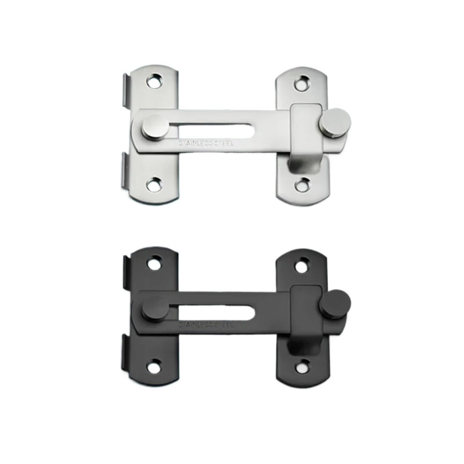 BSAXITHZB Household Door Latch Sliding Lock Buckle Drilling Hardware Accessories(100 * 40 * 20mm)