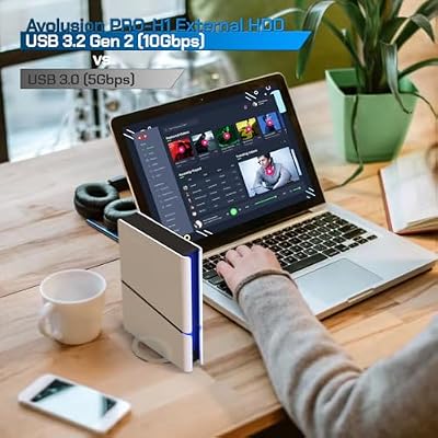 Avolusion PRO-H1 Series 14TB 7200RPM USB 3.2 Gen2 (10Gbps) External Hard Drive (for Windows or MacOS Desktop PC/Laptop)