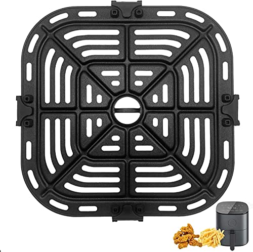 GXF Sartén para freidora de Aire COSORI Pro LE de 5 Cuartos de galón, Antiadherente de 8.23 x 8.23 Pulgadas, Soporte Cuadrado para freidora de Aire, Piezas de Repuesto, Accesorios, Placa de Parrilla