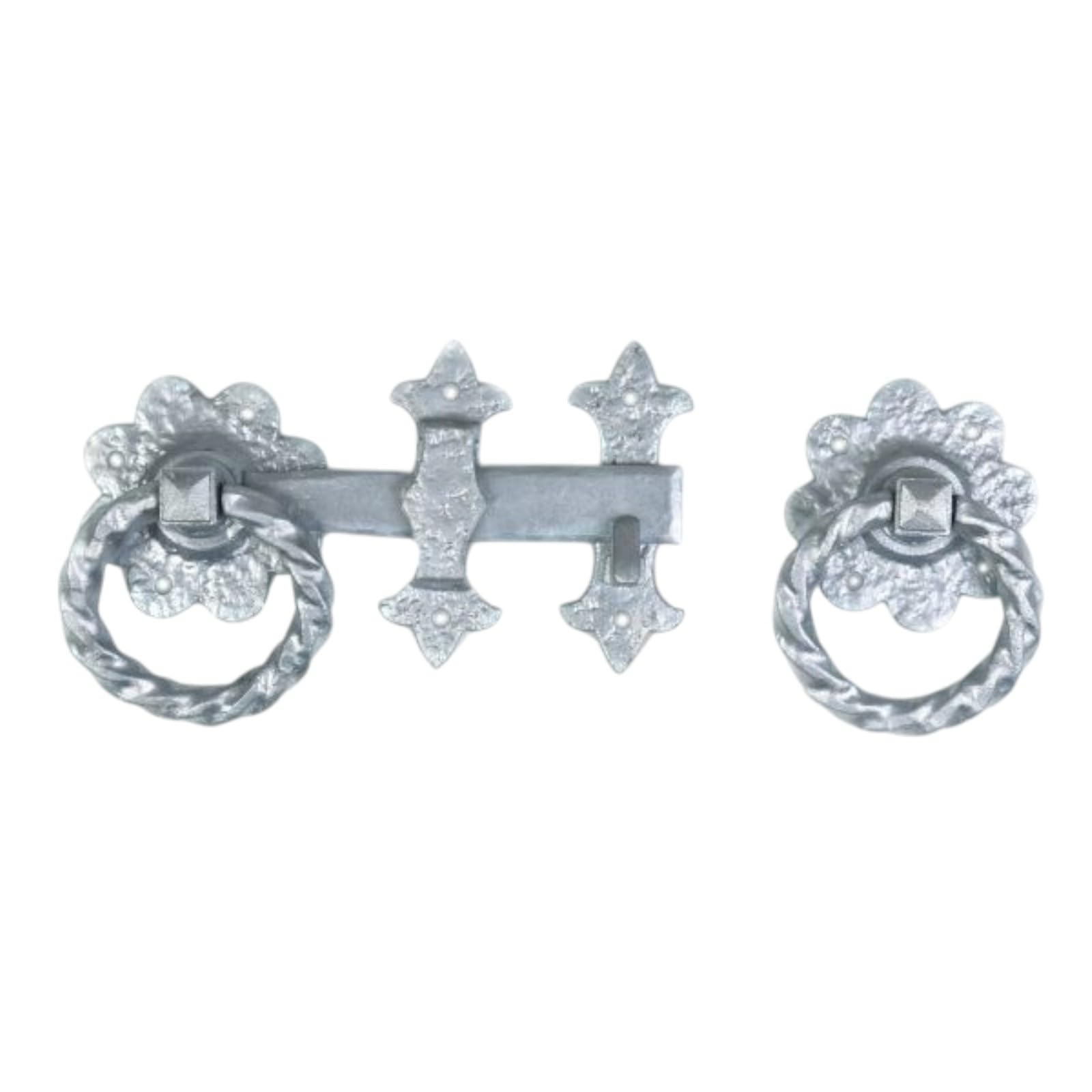 Heavy Duty Twisted Ring Gate Latch, Galvanized Steel, 250mm, 10-inch