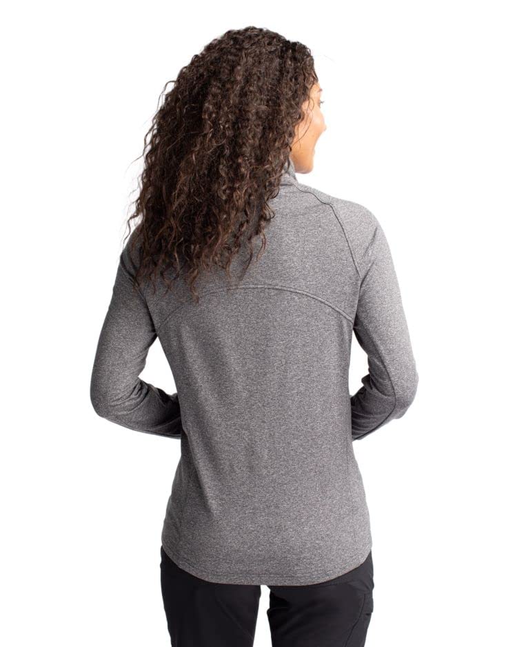 Cutter & Buck Ladie's Adapt Eco Knit Heather Recycled Womens Full Zip4