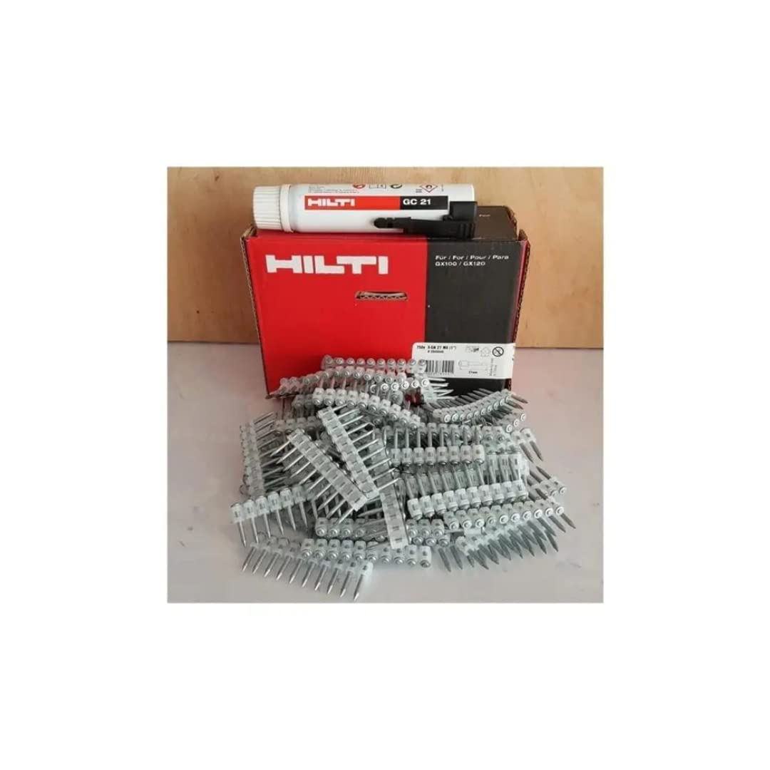 750 HILTI bulloni chiodi X-GN 27MX - GX 100 GX100E GX120 GX120-E GX 100 GX 120 E + GC 21