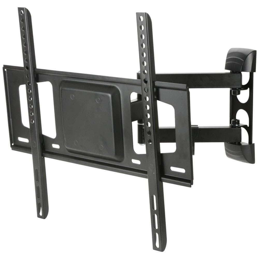 AV Link USC401 - Staffa da parete a doppio braccio Full Motion per TV fino a 26-55", colore: Nero