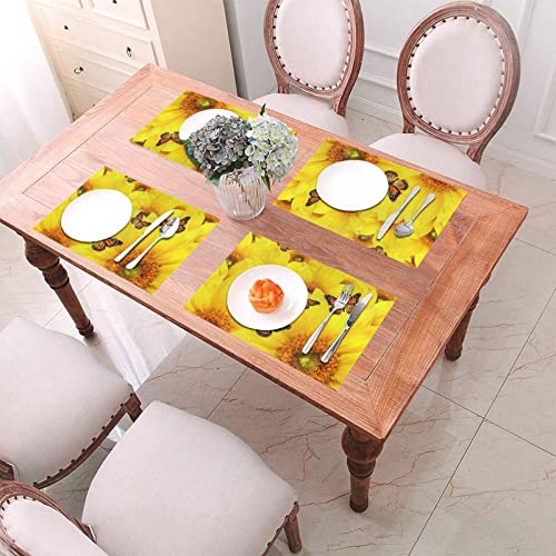 Sets de table tissés lavables pour dire adieu aux taches et brûlures