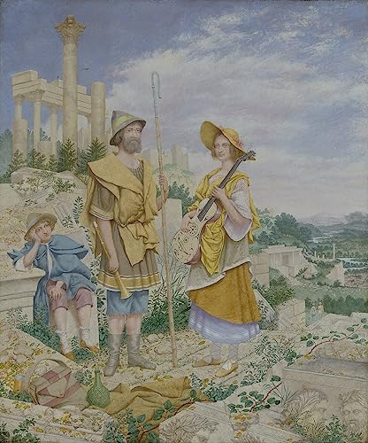 Art tableau Musiciens errants Richard Dadd 60x90cm pour habiller un mur vide