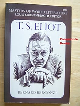 Paperback T. S. Eliot (Masters of World Literature Series) Book