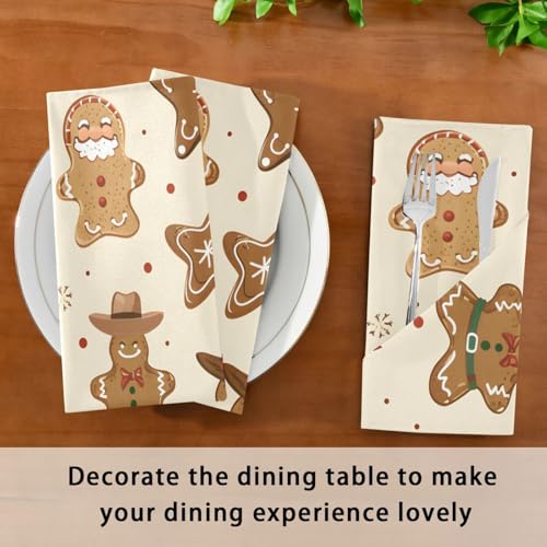 Servilletas de Tela Navidad Multicolor Pack x6 20x20 pulg miniatura 7