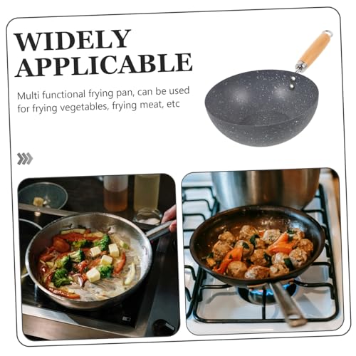 Wok pequeño ergonómico para estufa de inducción miniatura 7