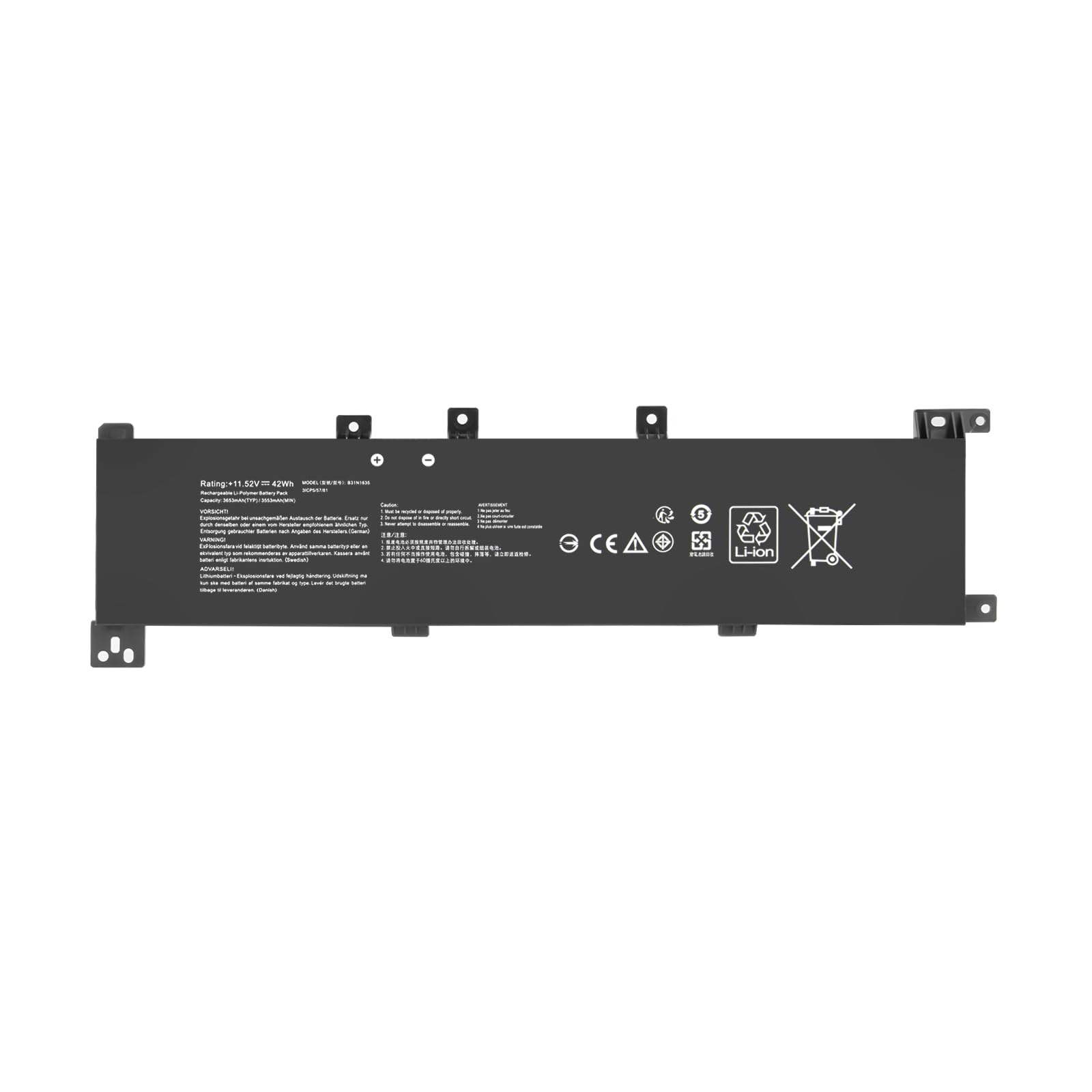 B31N1635 Akku Für Asus VivoBook 17 N705 X705 F705 M705 A705 R702 N705U N705FD