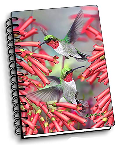 3D Small Notebooks By Artgame - Featuring the Art of Royce B McClure (HUMMINGBIRDS)