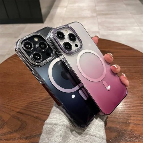 Coque de luxe pour iPhone 13 Pro Max magsafe avec objectif en métal
