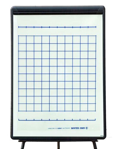 GRID Overlay (code 39b) Pack of 6 roll up plastic sheet pre-printed with grid. Dry-wip...