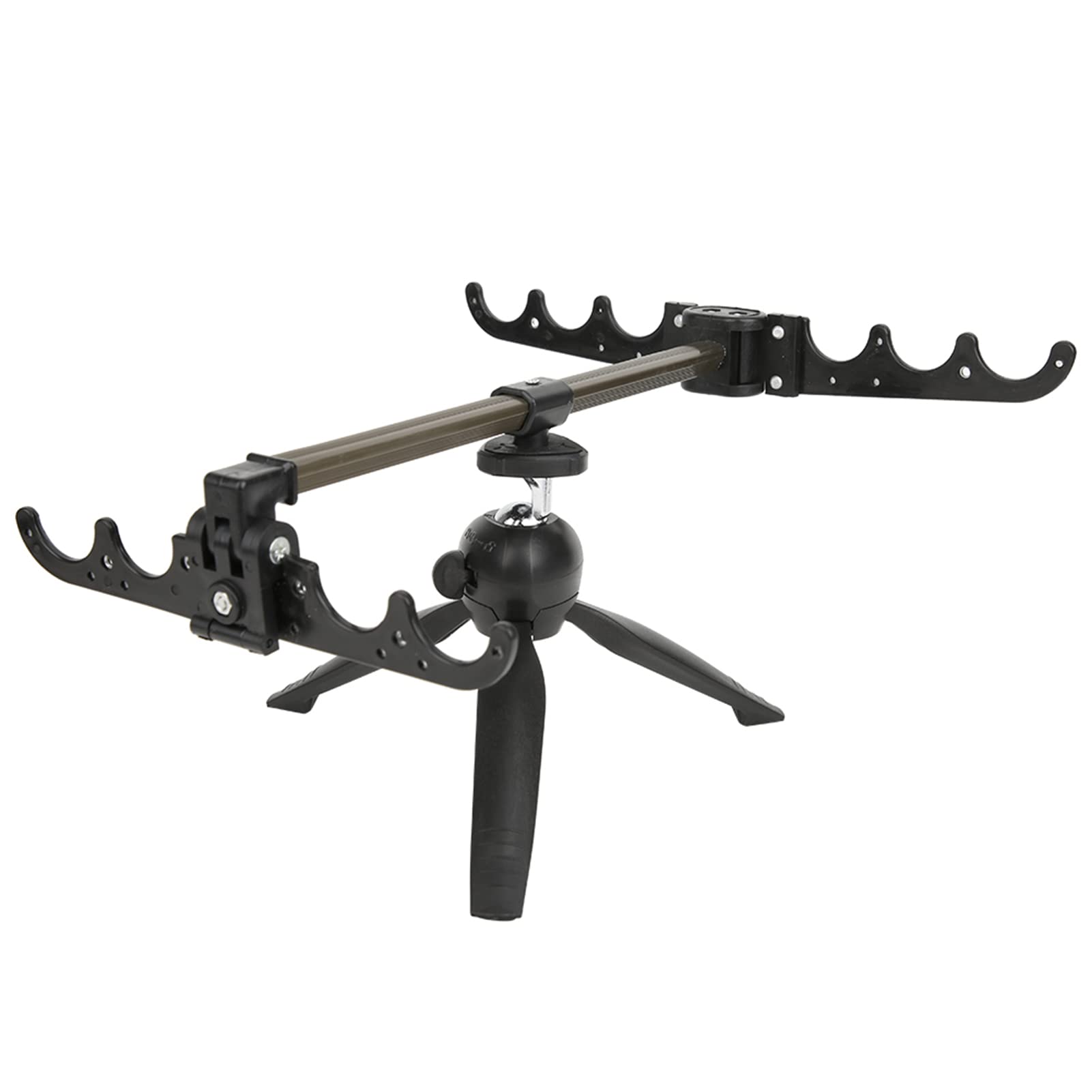 Generic Ice Fishing Rod Holder Portable Lightweight Tripod Stand for Fishing Enthusiasts Aluminum Alloy