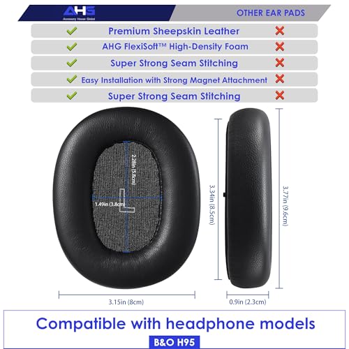 Coussinets Beoplay H95 avec aimant puissant et mousse de rechange