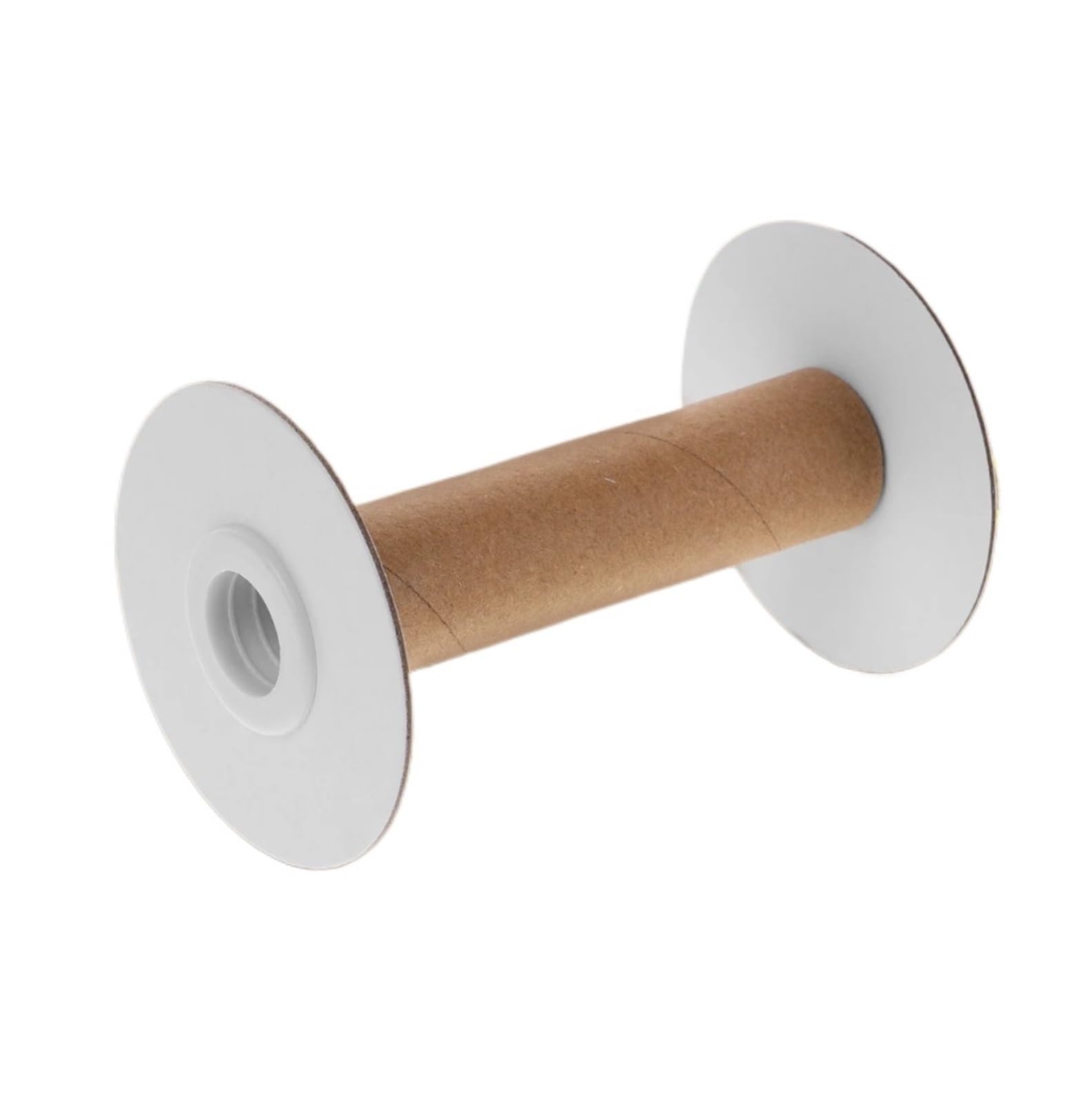 AXVOLA Empty Paper Spool 5Pcs Winding Spools DIY Paper Plastic Wear Resistant Lightweight for Sewing Thread Bobbins Craft Organizer Spool