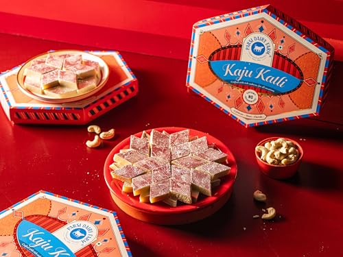 Image of Parsi Dairy Farm Kaju Katli | Pure, Delicious, and Authentic Indian Sweets (500 Gm)