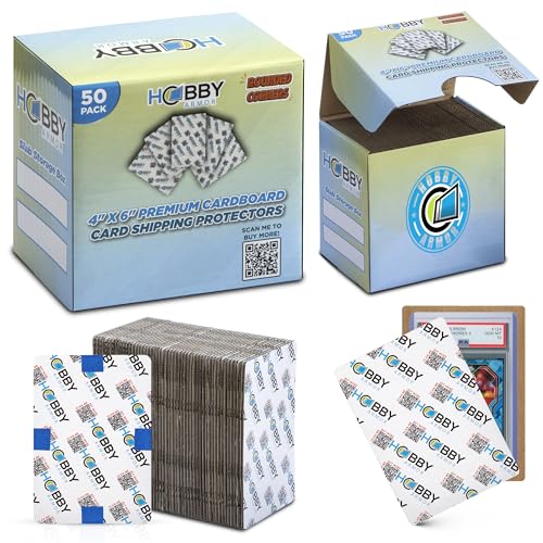 Hobby Armor 50-Pack 4x6 Card Protectors with Rounded Corners