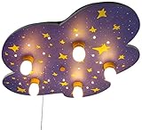 niermann deckenlampe wolke mond stern Zugschalter mit Schlummerlichtfunktion