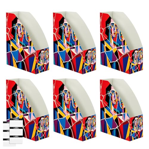 Boîtes de rangement documents pliables pour trier les papiers de bureau - 3