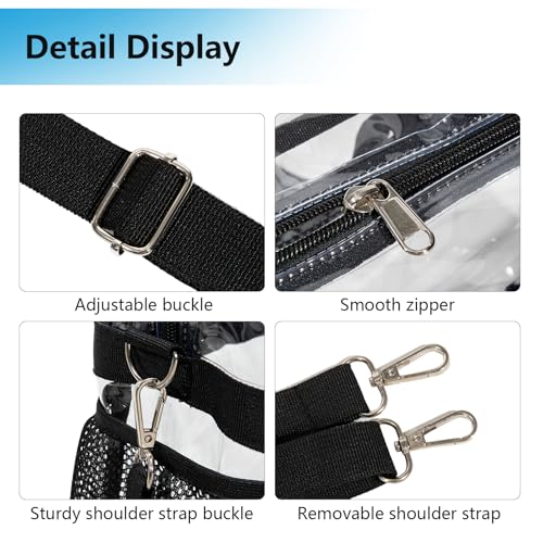 Bolso Tote Transparente PVC Resistente al Agua miniatura 5