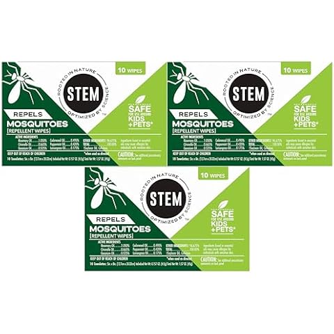 STEM Mosquito Repellent Wipes Cover
