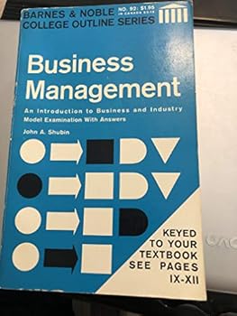 Paperback Business Management, An Introduction to Business and Industry Model Examination with Answers Book