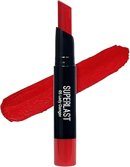 ME-ONSuperlast Lipstick Matte Finish (Shade 05 - Lady Danger)