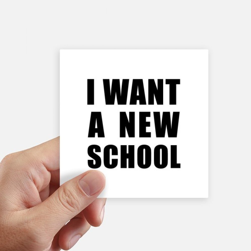 Autocollants Nouvelle école 10CM sticker multicolor pc portable et mur