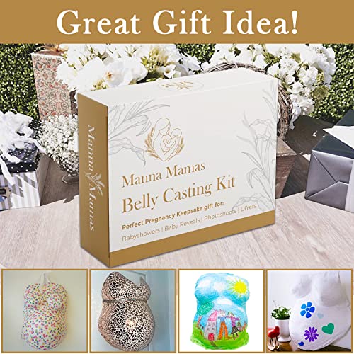 Belly Cast Kit Pregnancy | Belly Casting Kit, Clay Handprint Mold, Paints, Brushes, Plaster Powder, Pregnancy Casting Belly Kit | Belly Molding Kit Pregnancy Expecting Mom | Gift Mom-To-Be Gift #TOP4